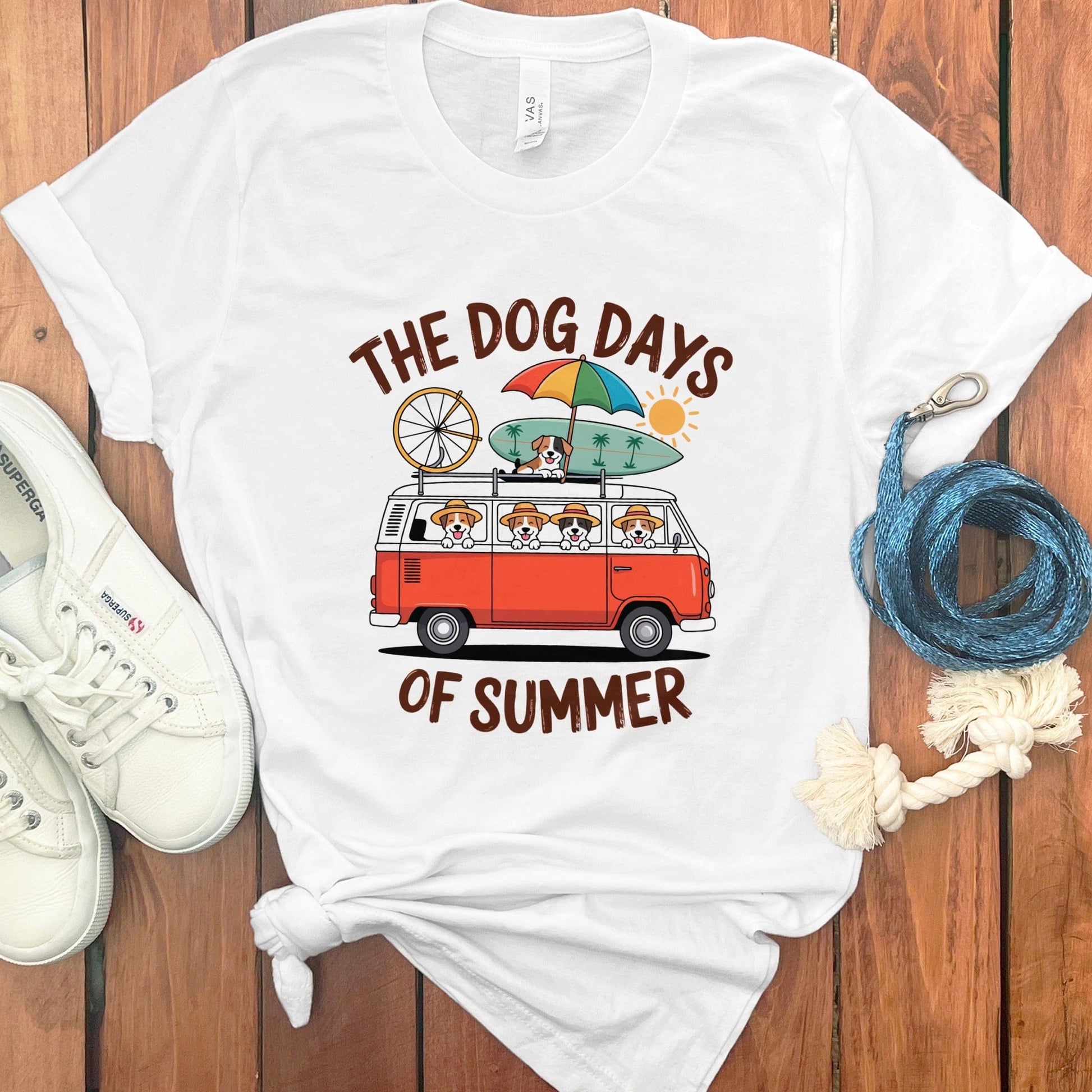 The Dog Days Of Summer Camper Van Graphic T-Shirt product