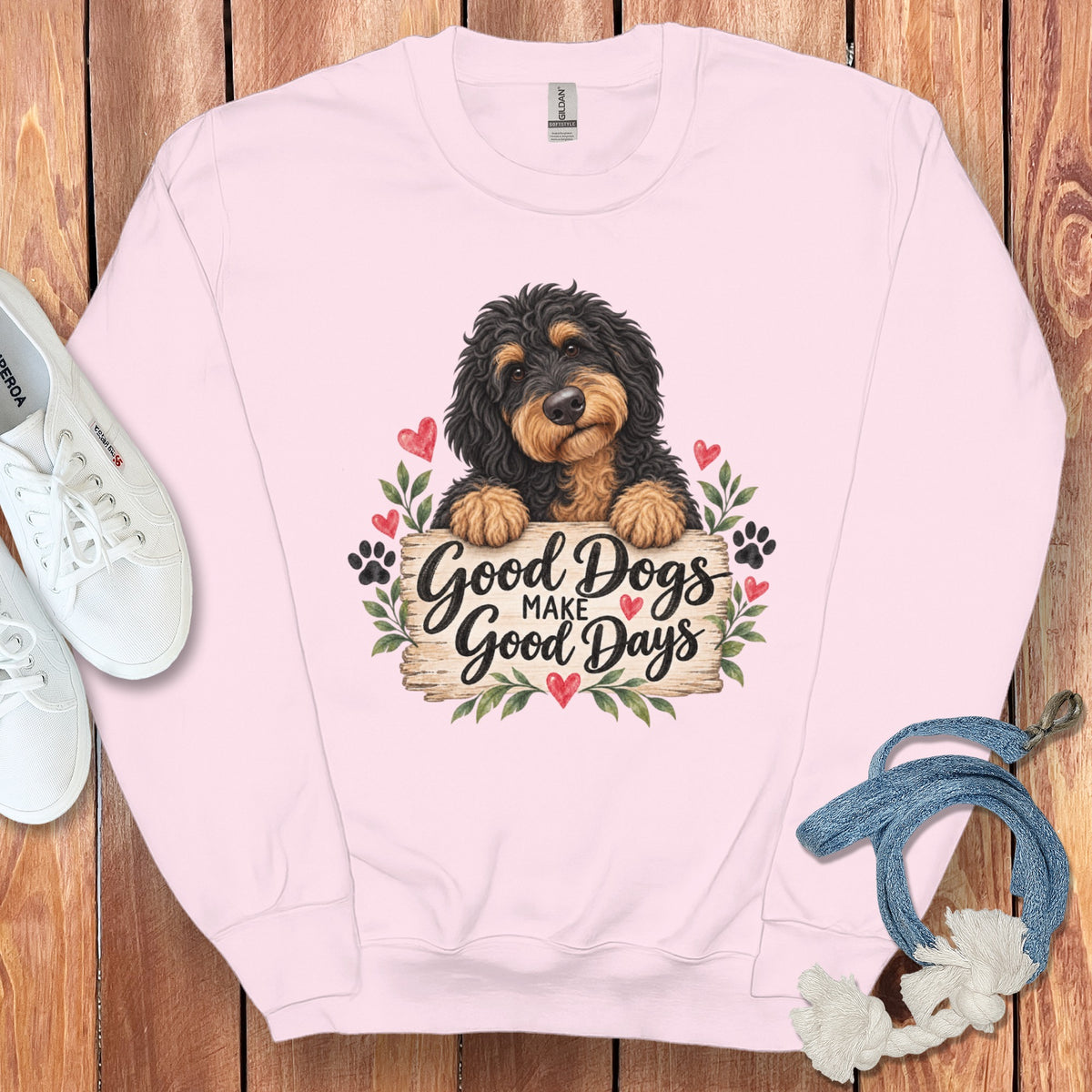 Phantom Goldendoodle Good Days Sweatshirt