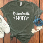 Bernedoodle MOM Graphic Tee for Dog Lovers