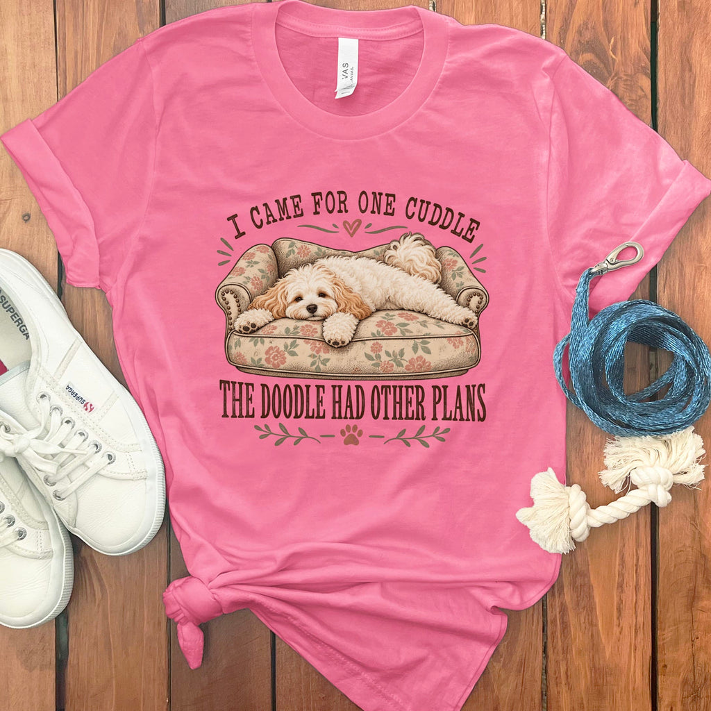 Cavapoo Cuddle T-Shirt in Charity Pink / S by Puppy Jo