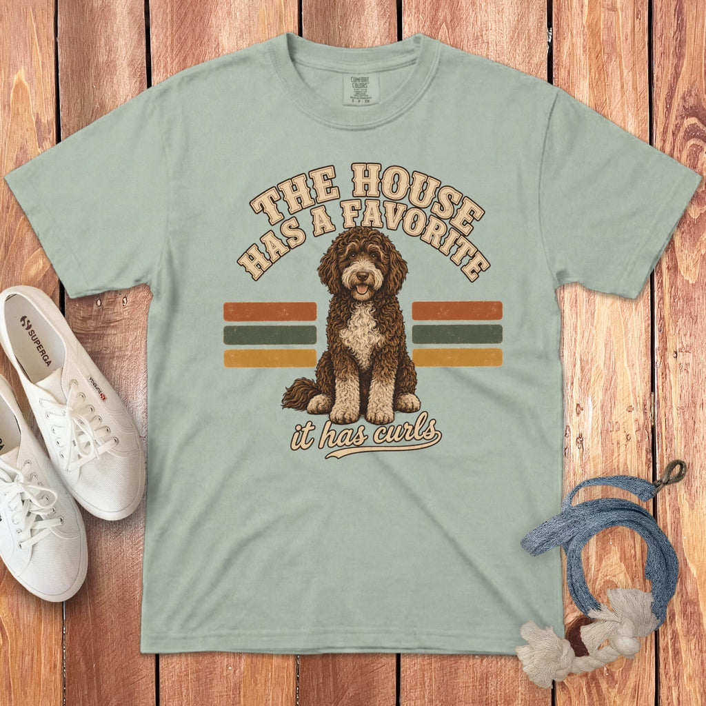 Doodle Favorite House Signature T-Shirt in Bay / S by Puppy Jo