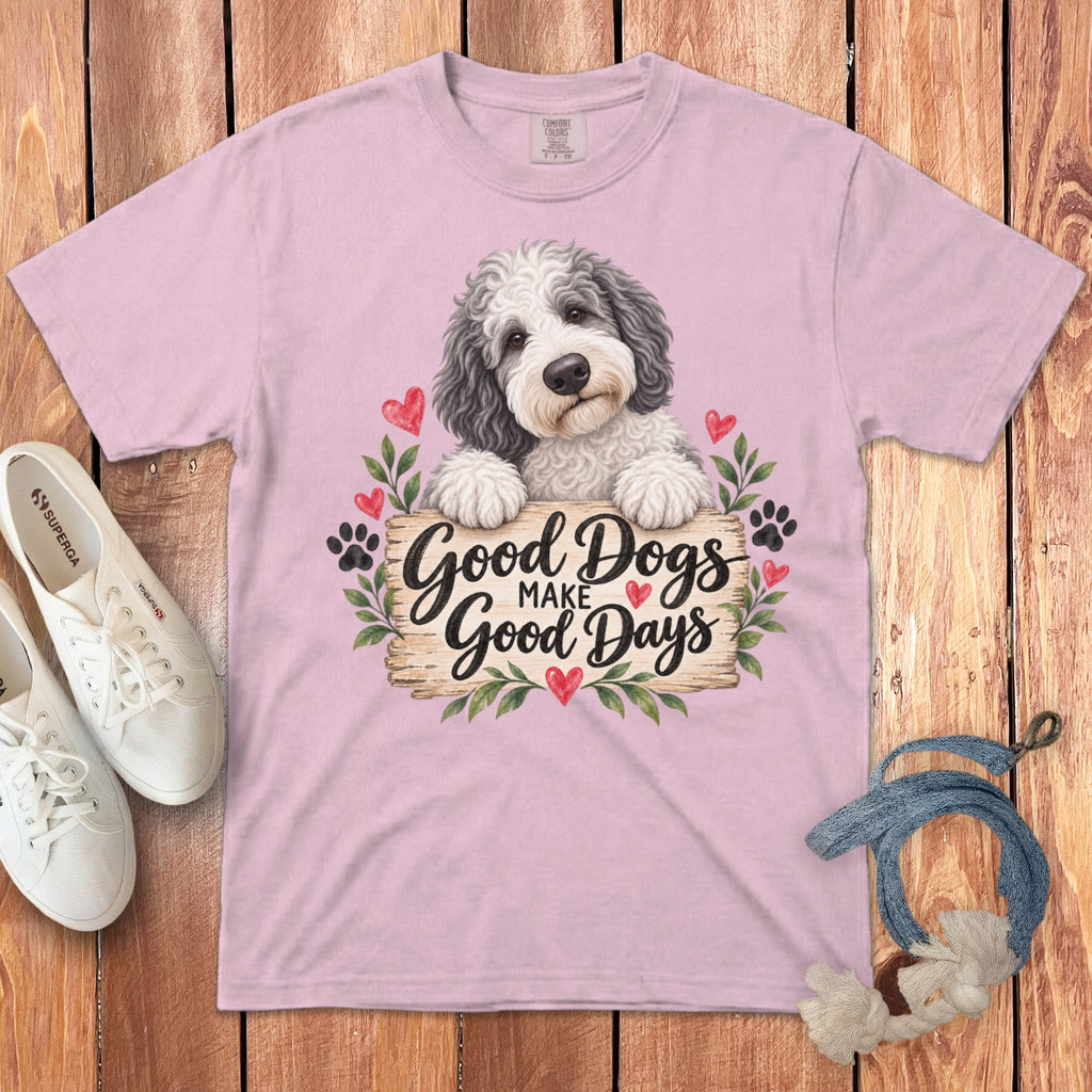 Sheepadoodle Good Days Signature T-Shirt