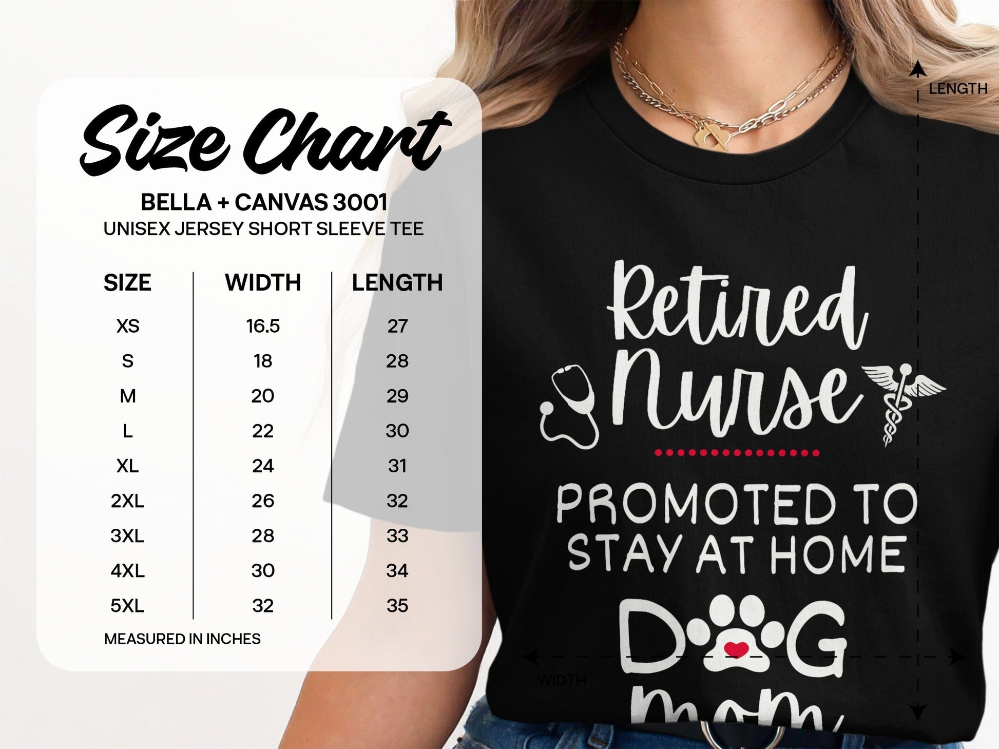 Retired Nurse Promoted Stay Home Dog Mom product type