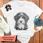 Custom Doodle Photo T-Shirt