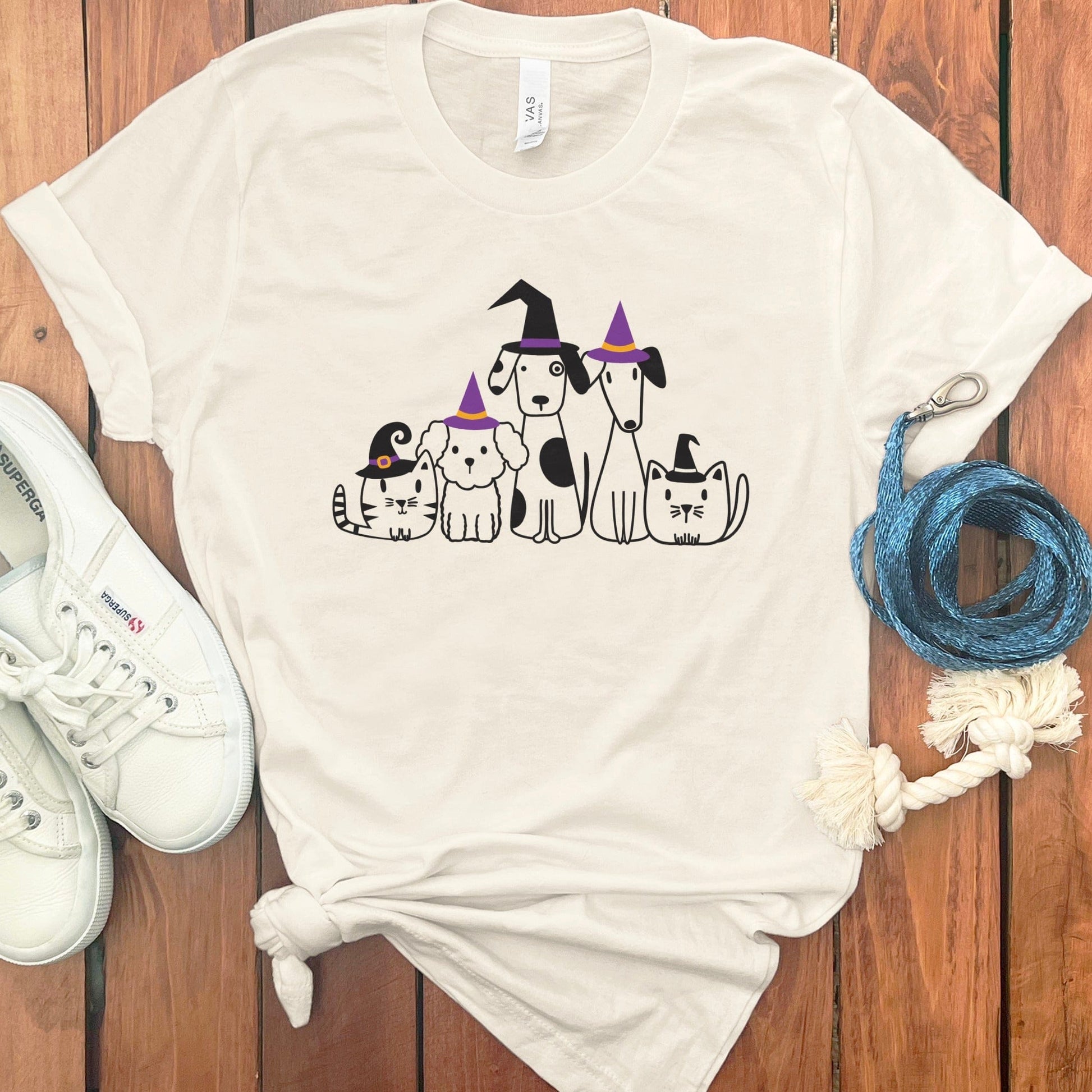 Cute Halloween Cats and Dogs T-Shirt product