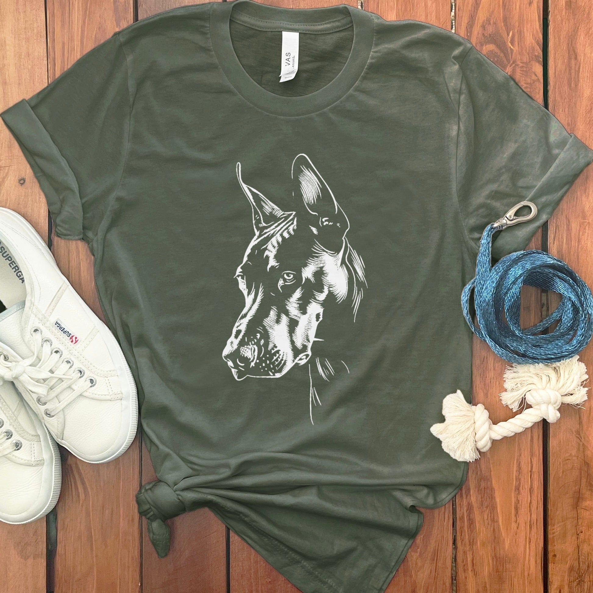Great Dane Line Art Graphic T-Shirt product