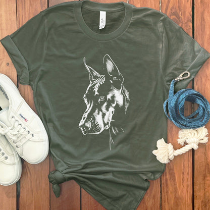 Great Dane Line Art Graphic T-Shirt product