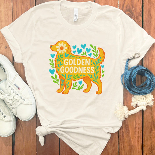 Golden Goodness Dog Graphic Unisex T-Shirt product type