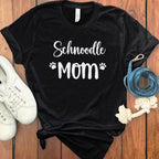 Schnoddle Mom Graphic Tee for Schnoodle Lovers