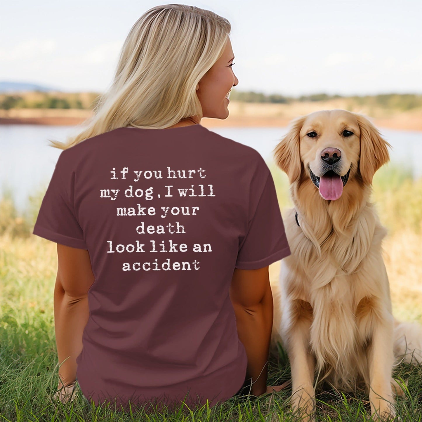 If You Hurt My Dog I Will Make Your Death T-shirt product type