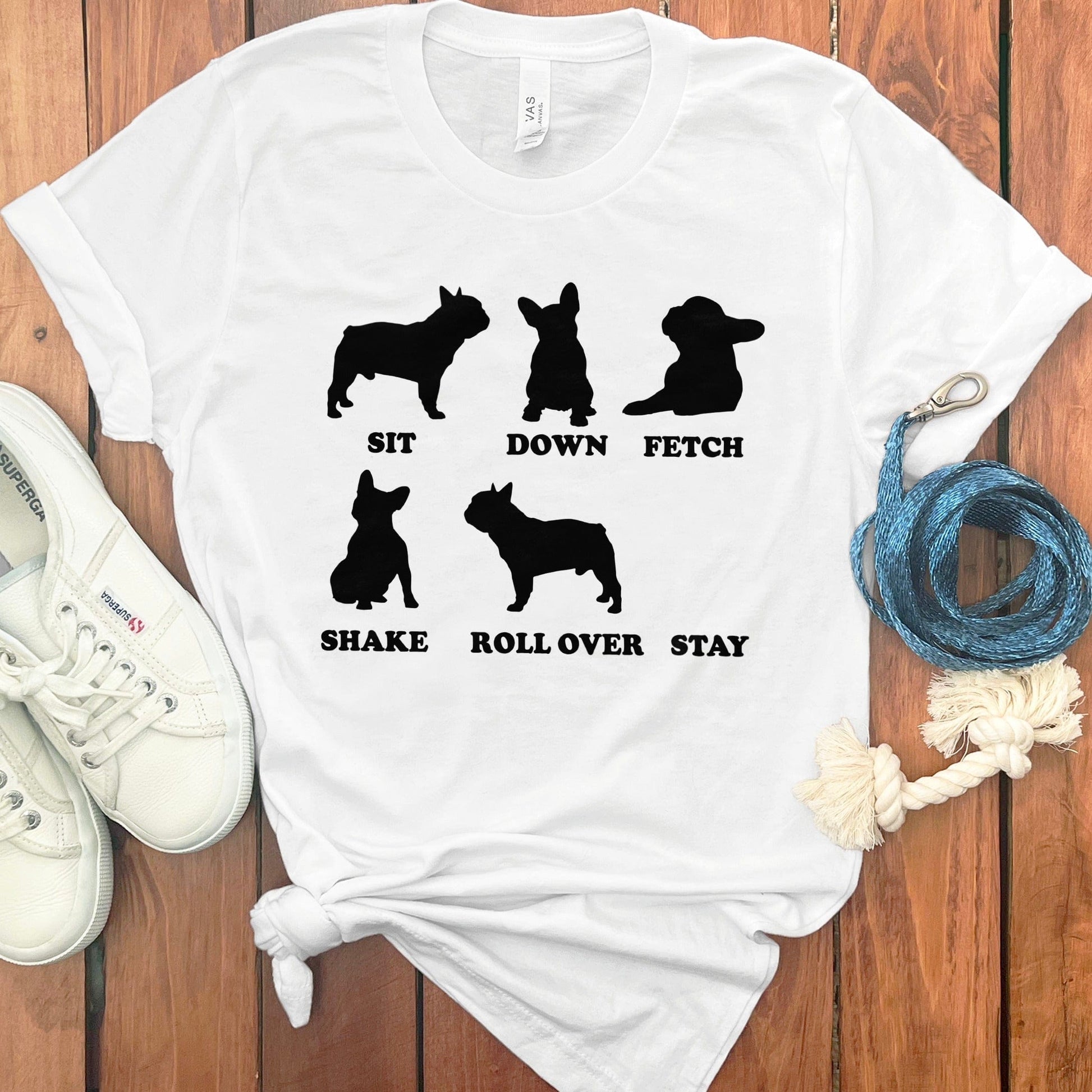 Dog Training Commands Graphic Print Shirt product type