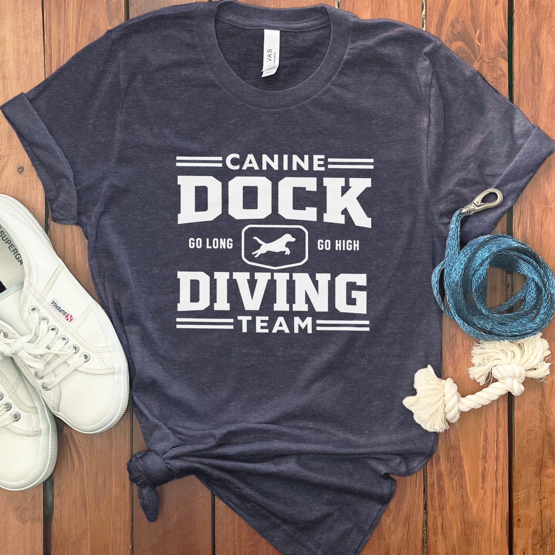 Canine Dock Diving Team Go Long Go High T-shirt product