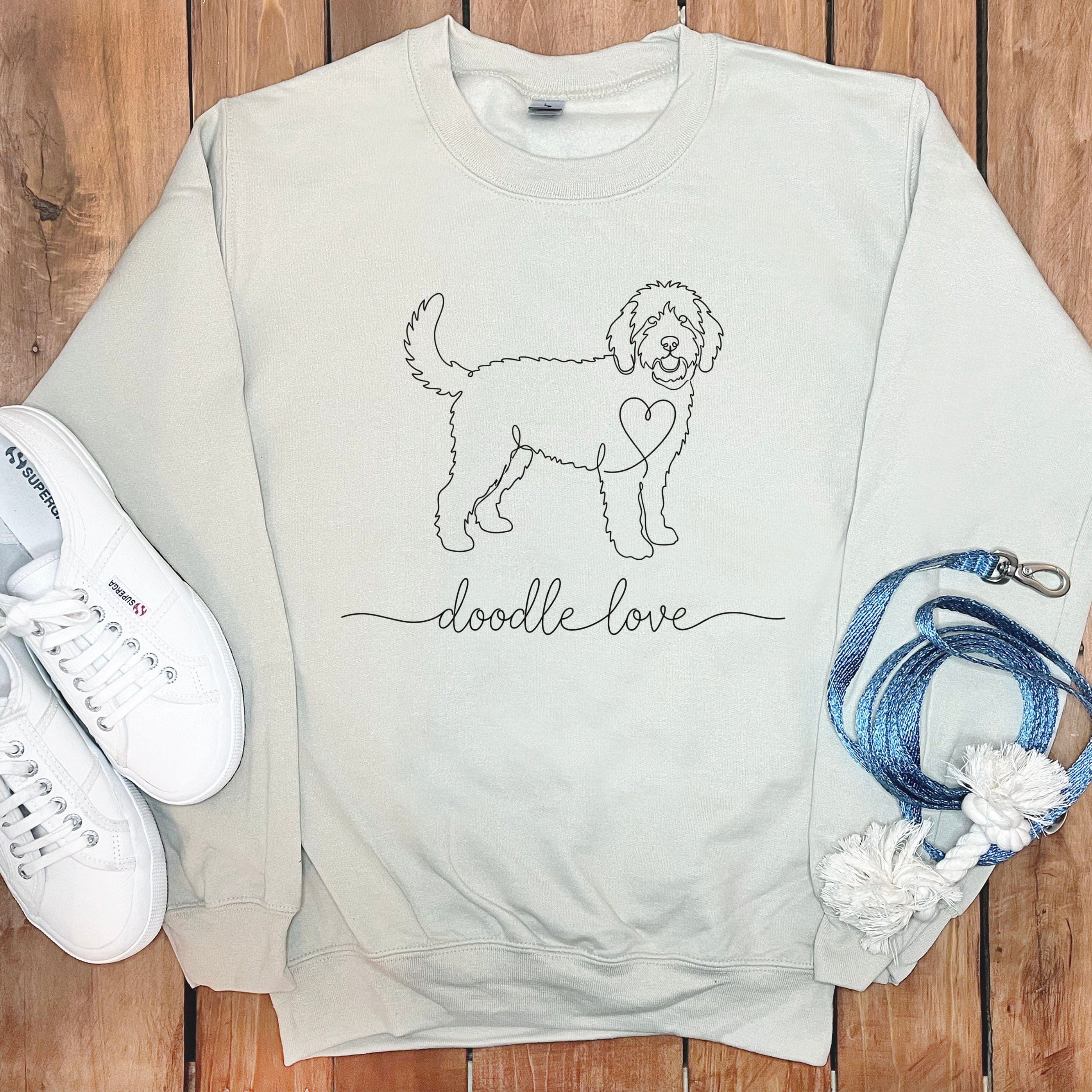 Adorable Doodle Love Sweatshirt for Pet Enthusiasts