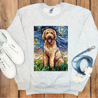 Starry Night Dog Print Sweatshirt Product