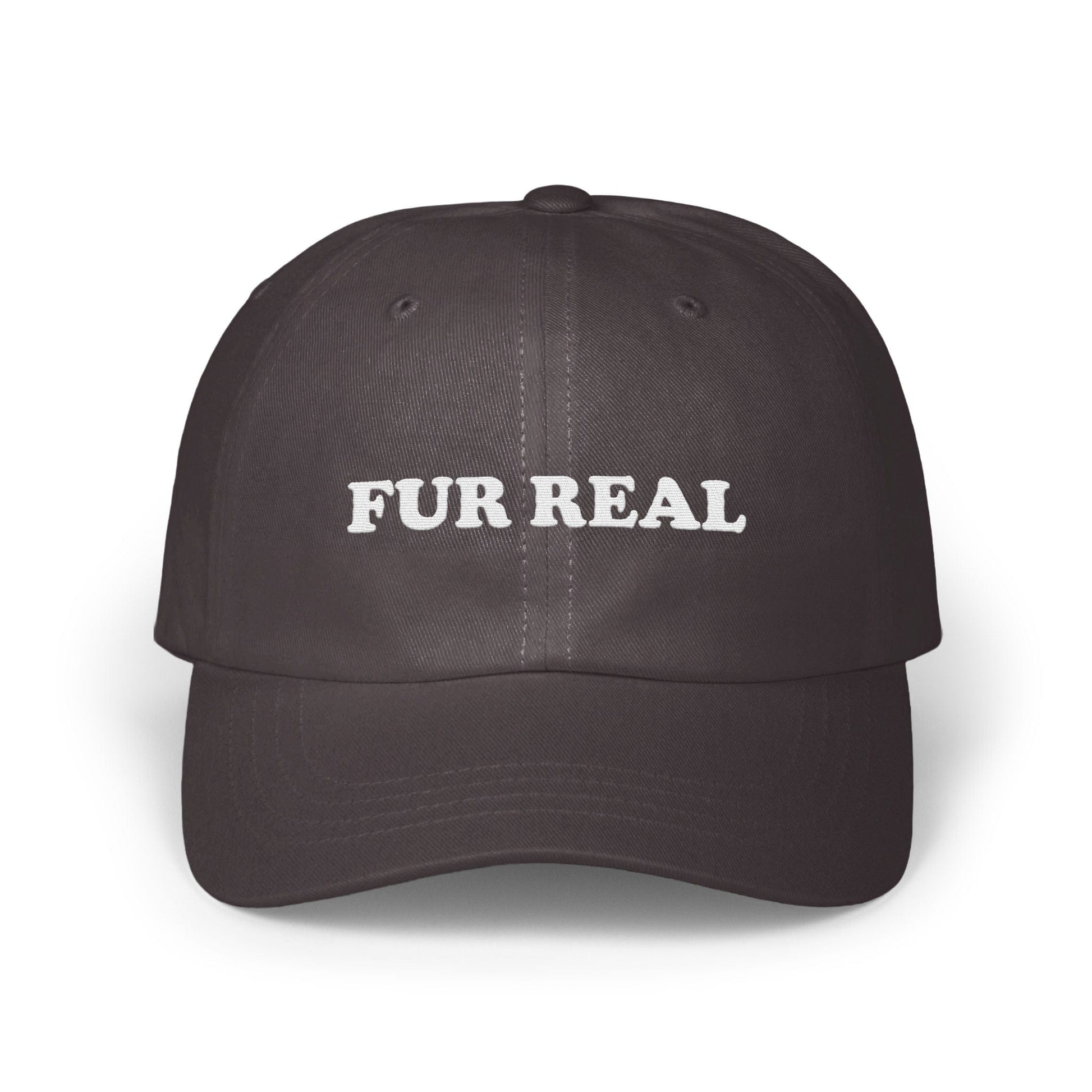 Fur Real Statement Embroidered Cap Hat product type
