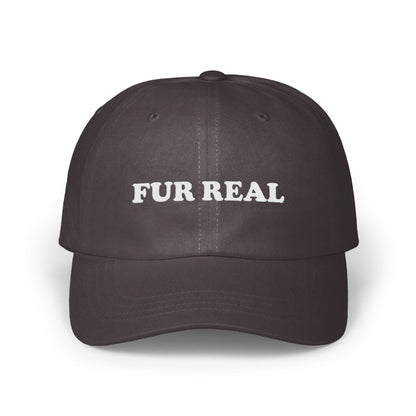 Fur Real Statement Embroidered Cap Hat product type