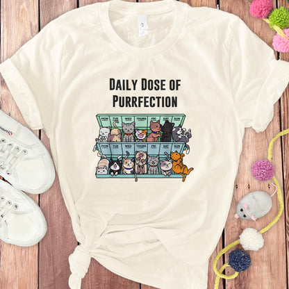 Daily Dose of Purrfection Cute Cat Shirt product