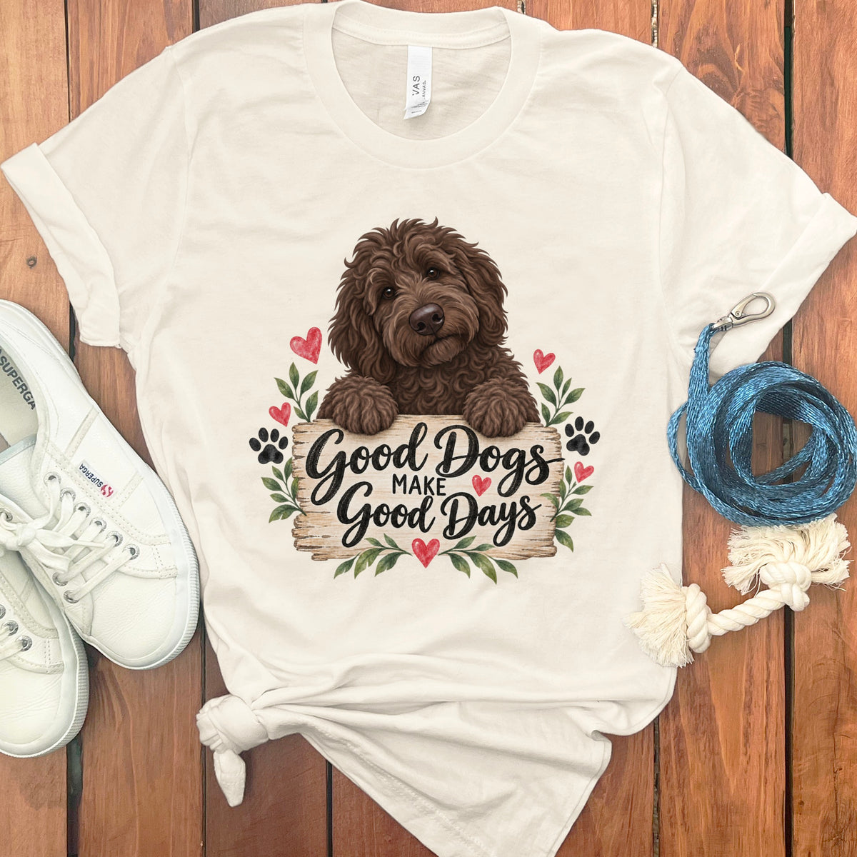 Chocolate Goldendoodle Good Days T-Shirt