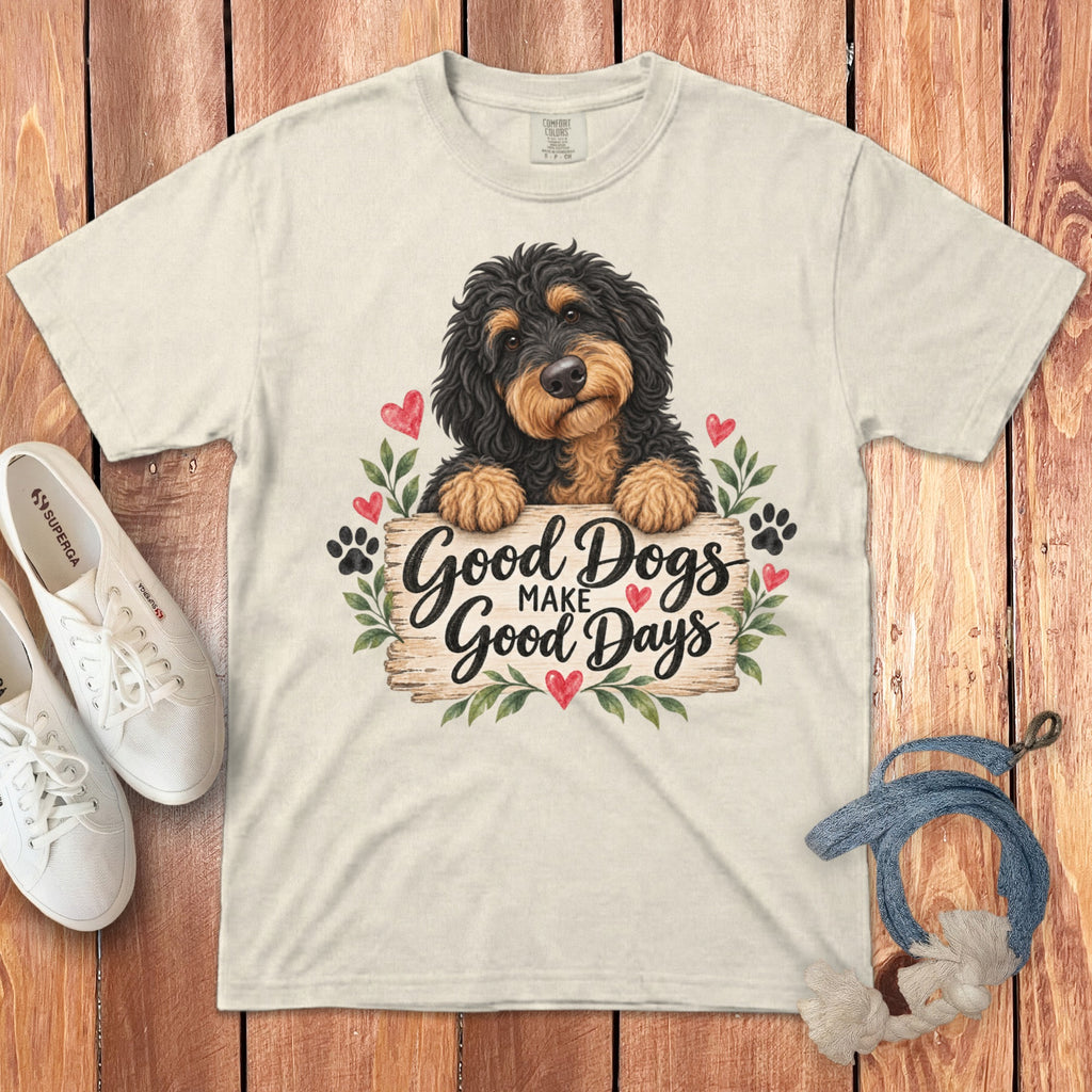 Phantom Goldendoodle Good Days Signature T-Shirt