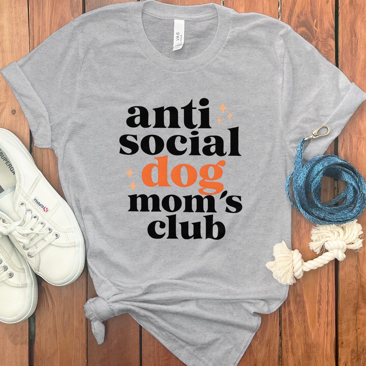 Anti Social Dog Mom's Club Graphic Tee Shirt product