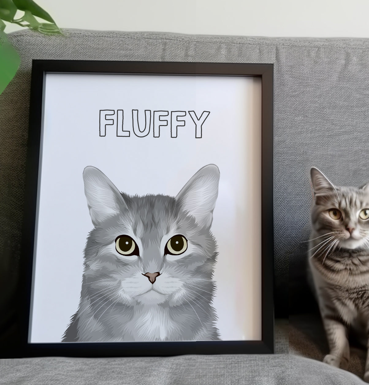 Custom Cat Portrait - PuppyJo Artwork