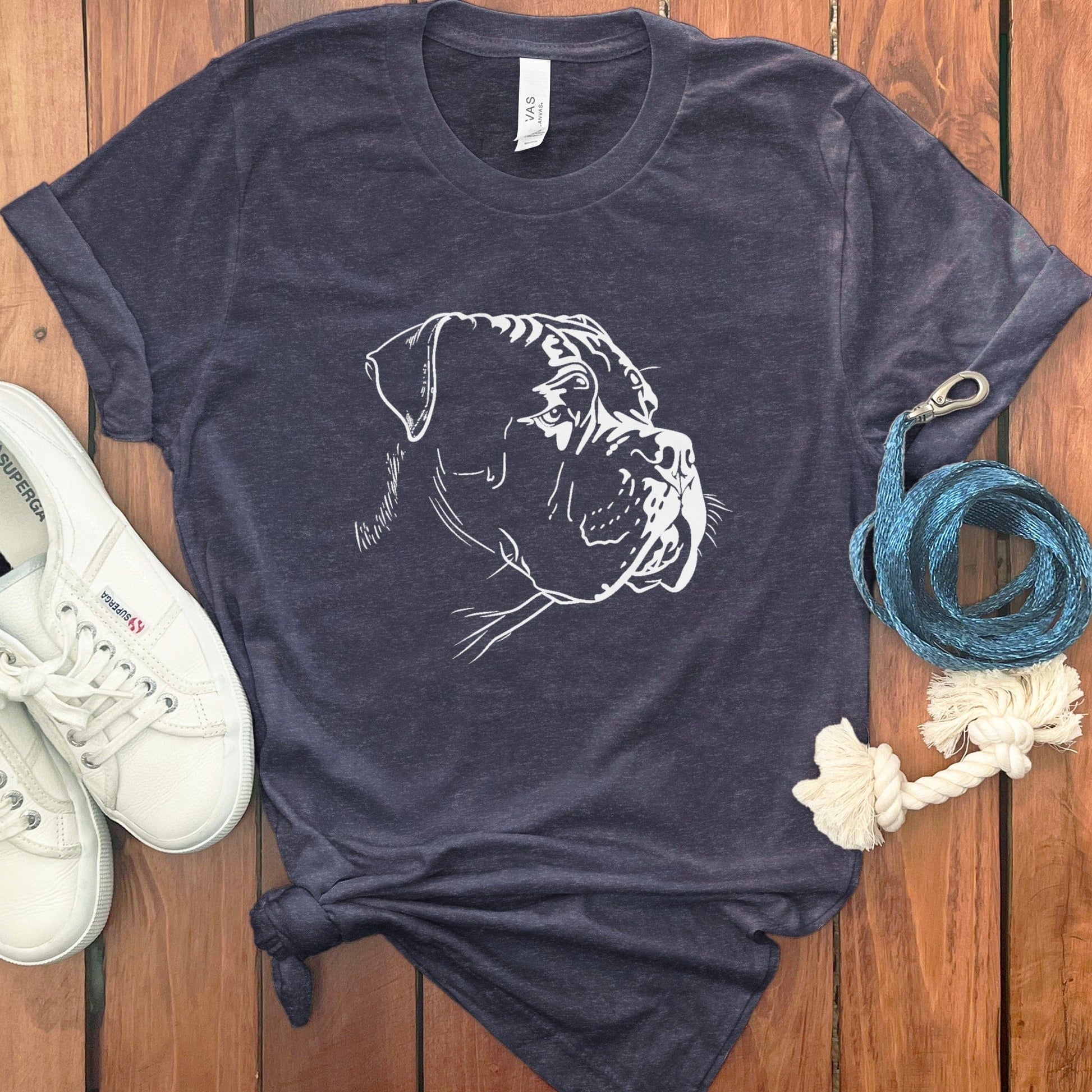 Dog Face Artwork Casual Wear T-shirt product