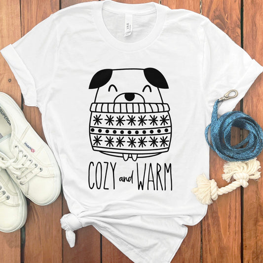 Cozy and Warm Cute Dog Graphic T-Shirt product type