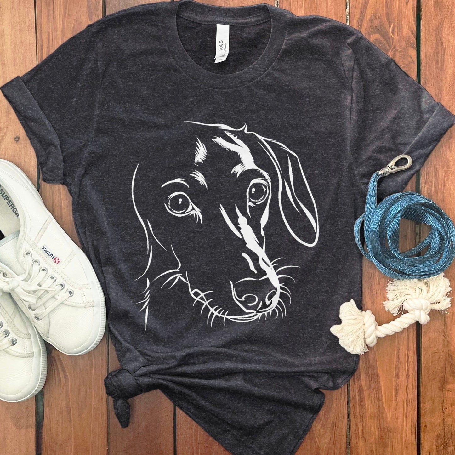 Dachshund Dog Print T-Shirt Casual Fashion Product