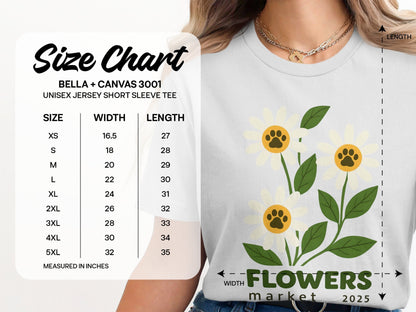 Market 2025 Flowers Unisex Short Sleeve Tee product