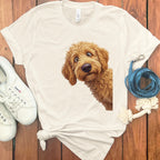 Cute Golden Doodle Graphic Tee Perfect Pet Lover Gift