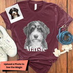 Custom Doodle Photo T-Shirt