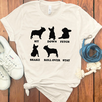 Sit Down Fetch Shake Roll Over Stay T-Shirt product