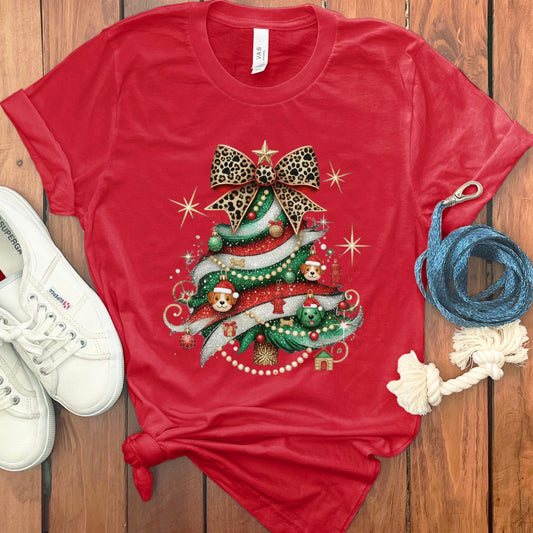 Festive Christmas Tree Graphic T-Shirt product type