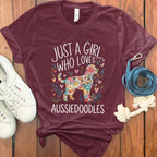 Just a Girl Who Loves Aussiedoodles Shirt
