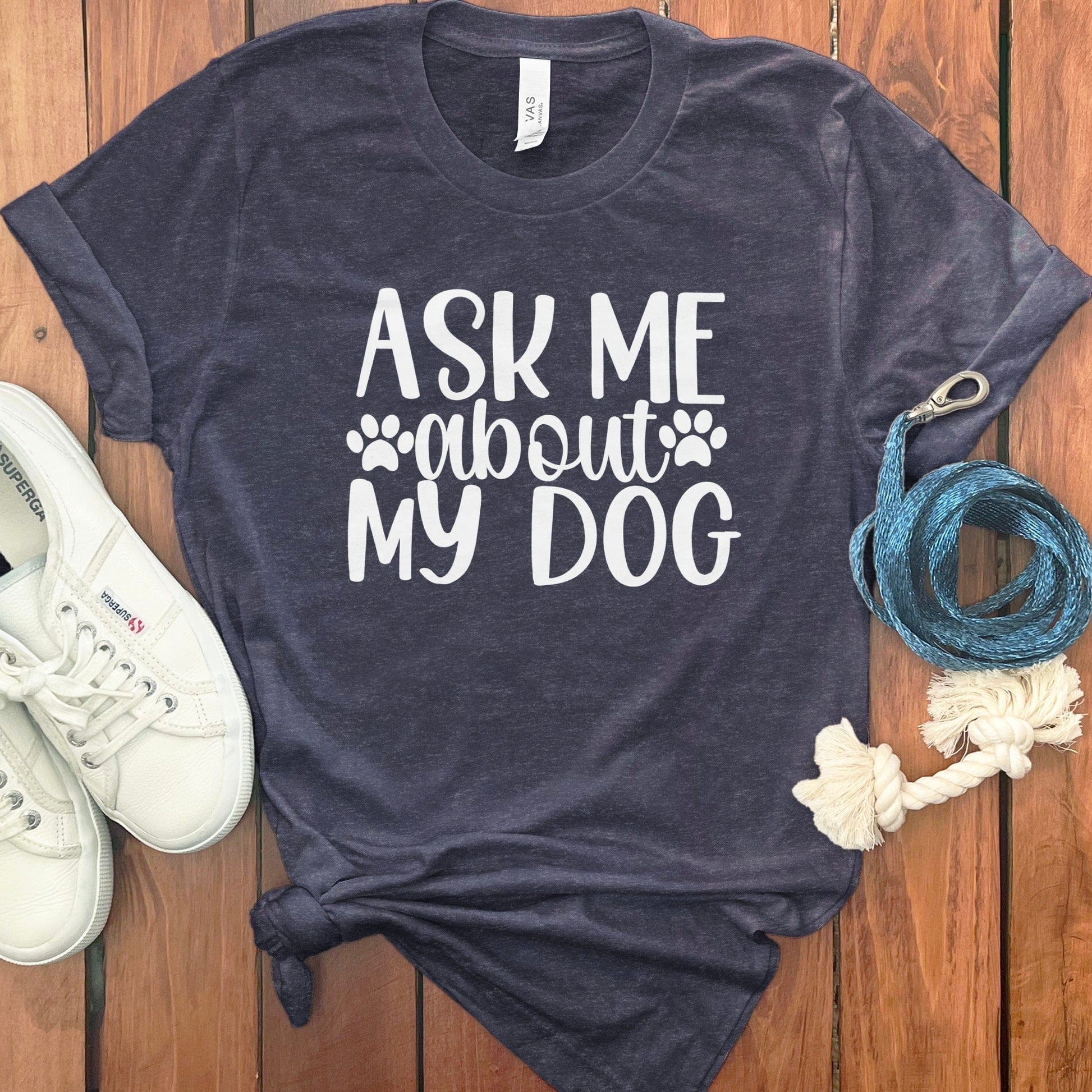 Ask Me About My Dog Cute Graphic T-Shirt product type