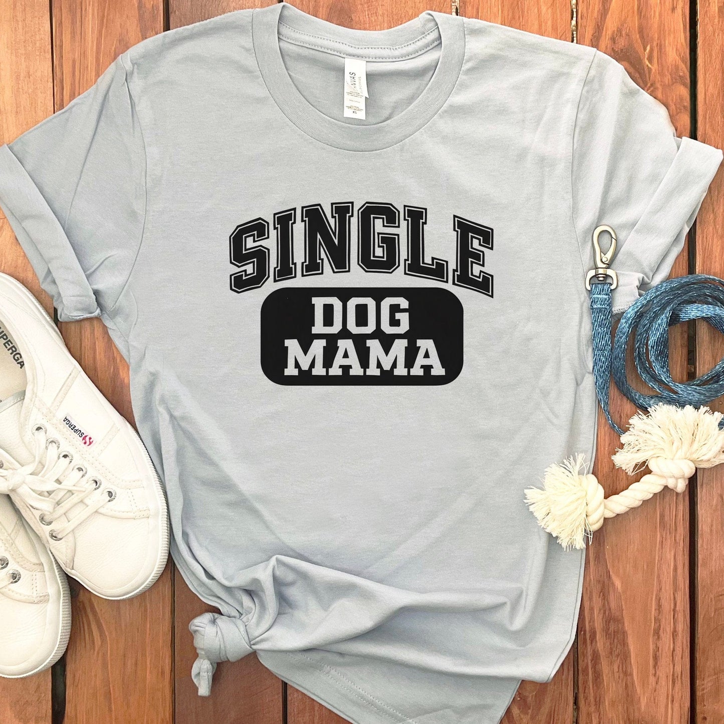 Single Dog Mama Graphic Print T-Shirt product