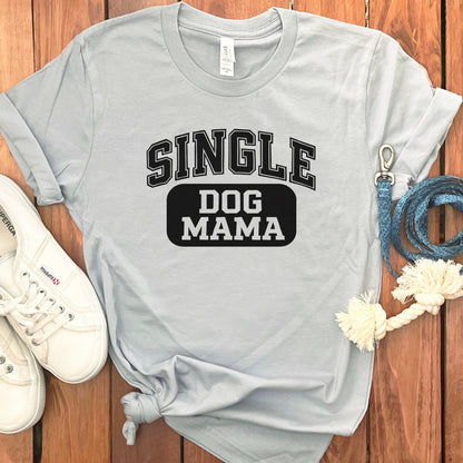 Single Dog Mama Graphic Print T-Shirt product