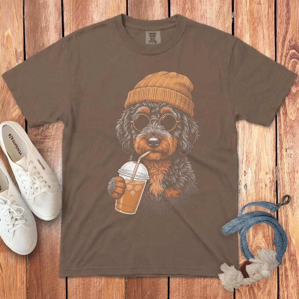 Phantom Goldnedoodle Ice Latte T-Shirt in Espresso / S by Puppy Jo