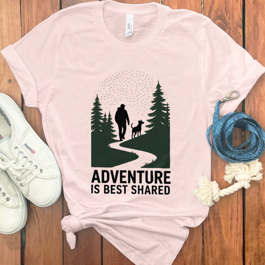 Adventure Is Best Shared Hiking T-shirt product