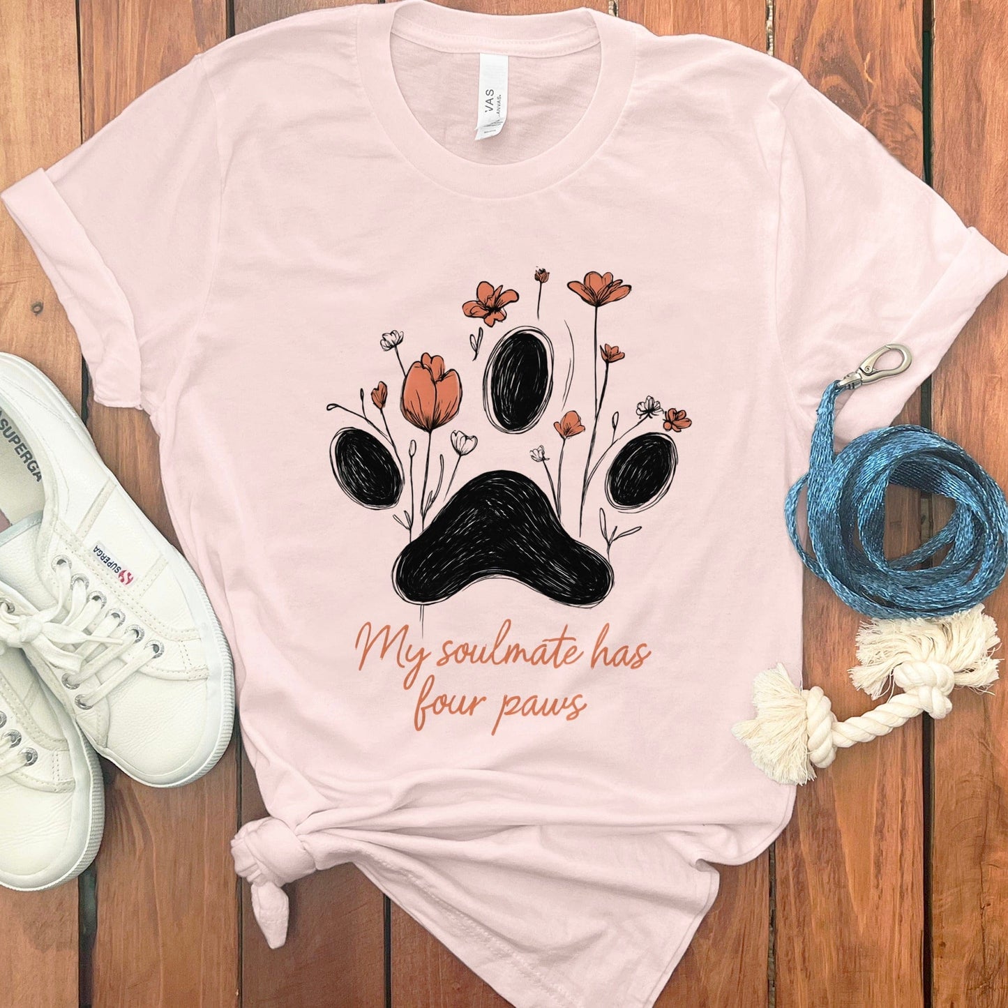 My soulmate has four paws cute pet lovers shirt product
