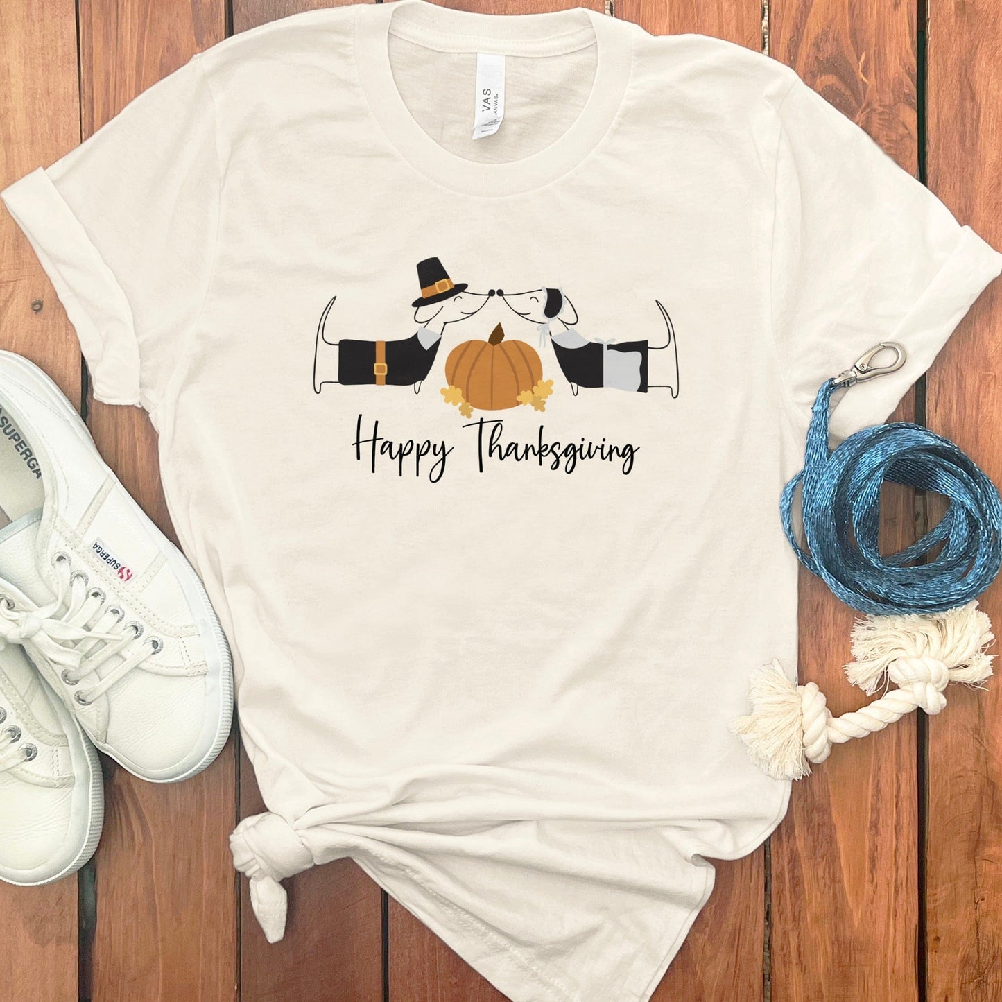 Happy Thanksgiving Dogs Funny Graphic T-shirt product type