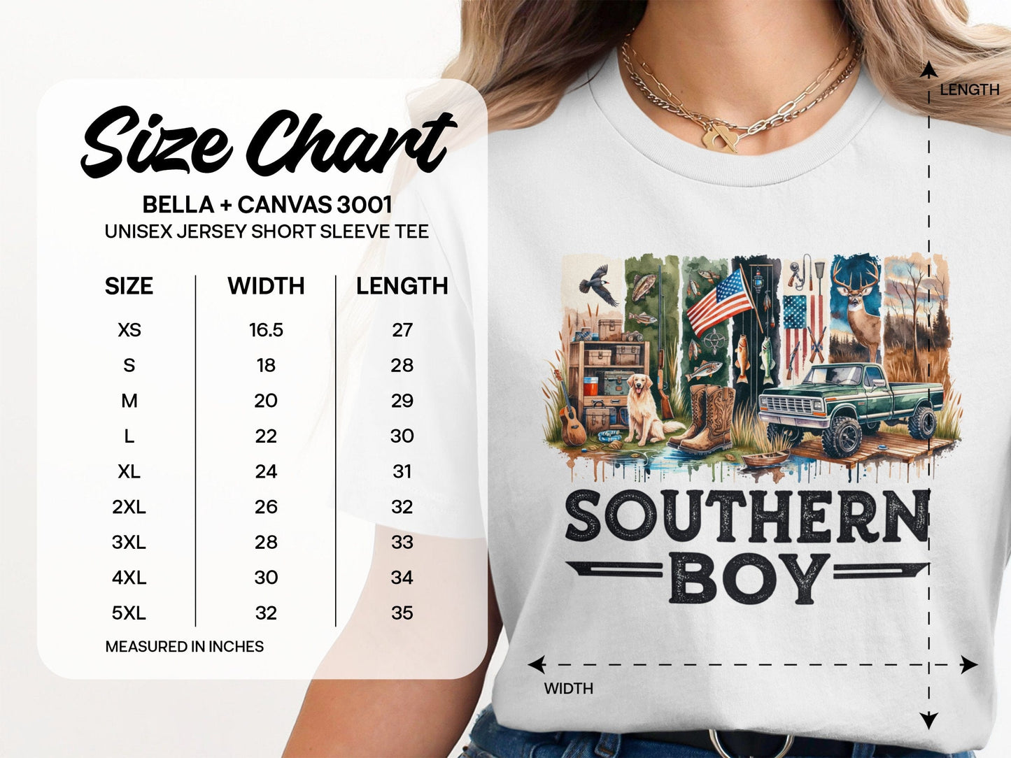 Southern Boy Design Unisex Short Sleeve Tee product type