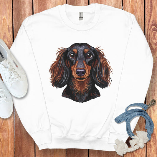 Dachshund Illustration Crewneck Sweatshirt Product