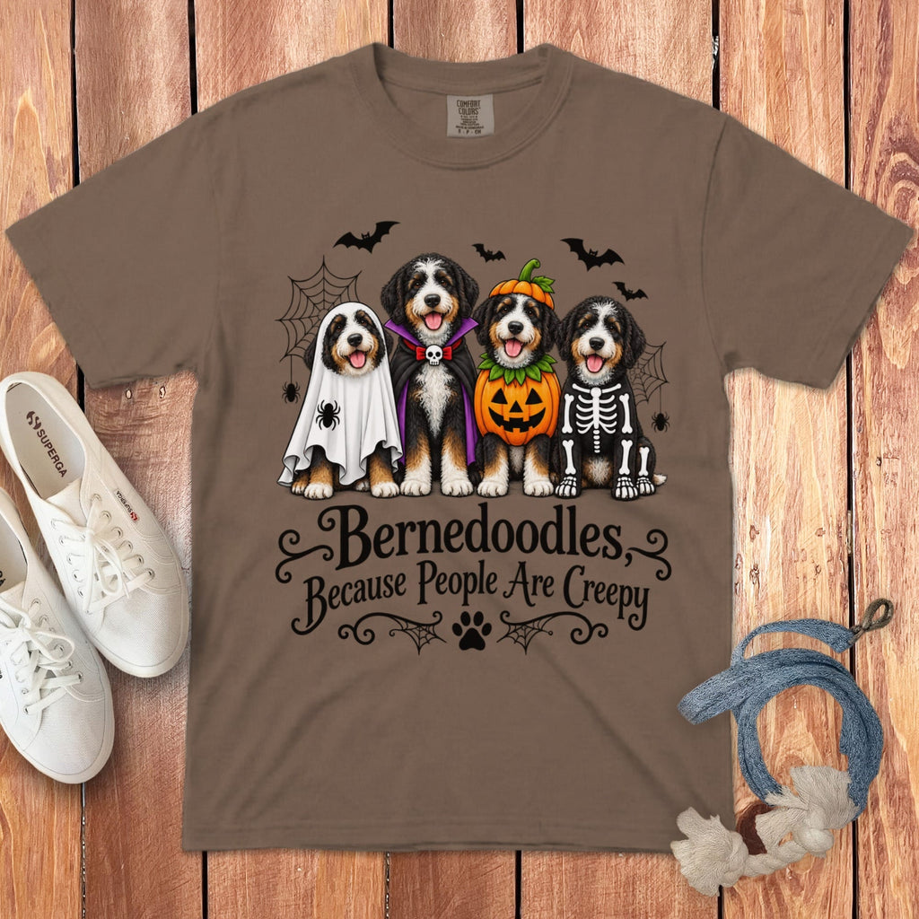 Bernedoodles Creepy Signature T-Shirt in Espresso / S by Puppy Jo