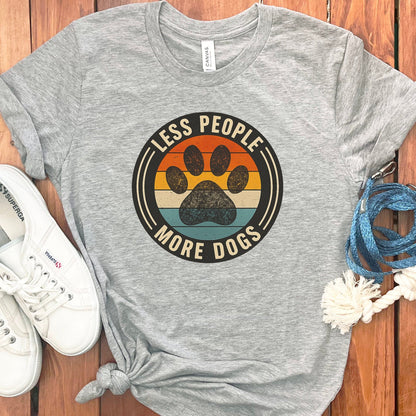 Less People More Dogs Graphic Tee product type