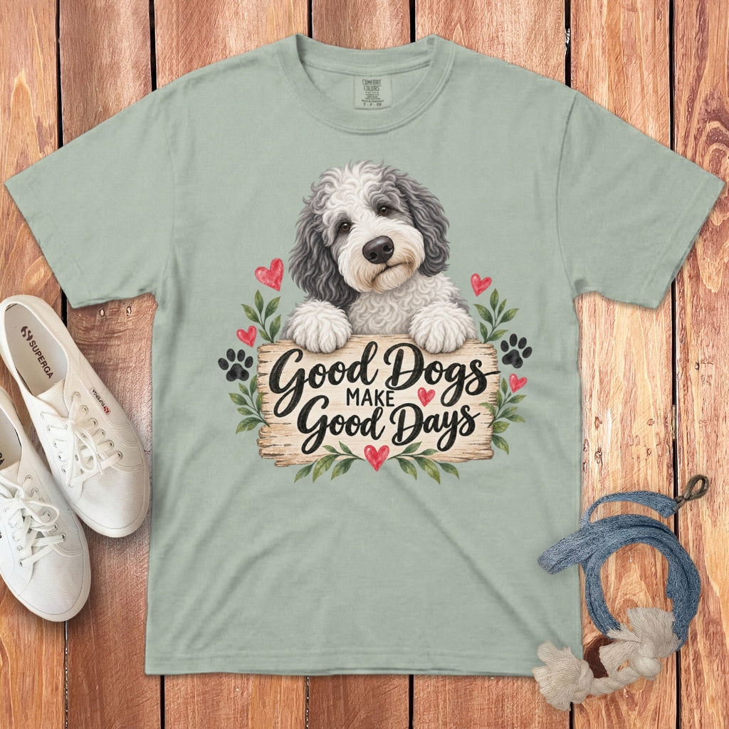 Sheepadoodle Good Days Signature T-Shirt
