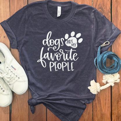 Dogs Are My Favorite People T-shirt product type