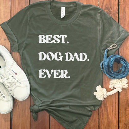 Best Dog Dad Ever Graphic Tee product