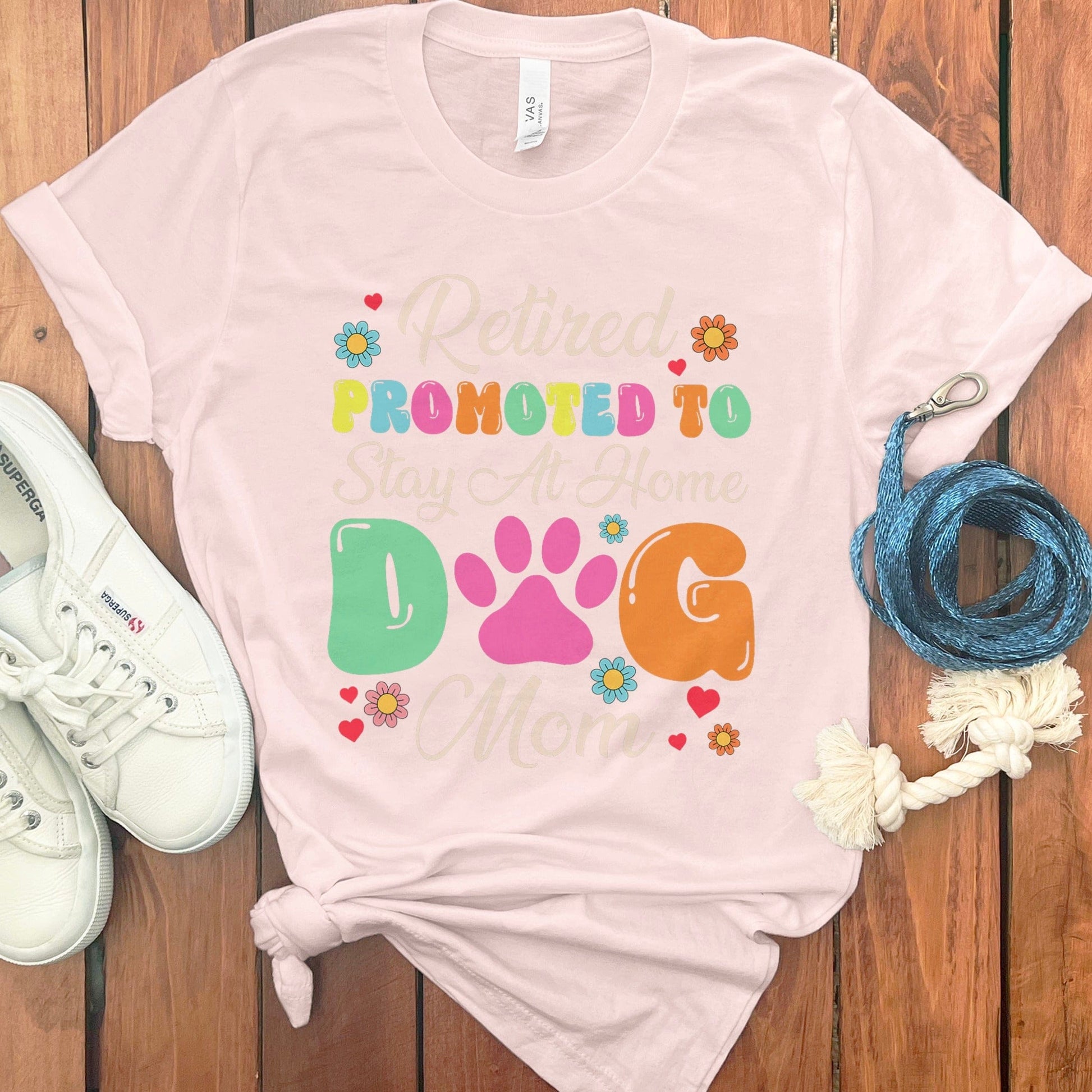 Retired Promoted Stay At Home Dog Mom product type
