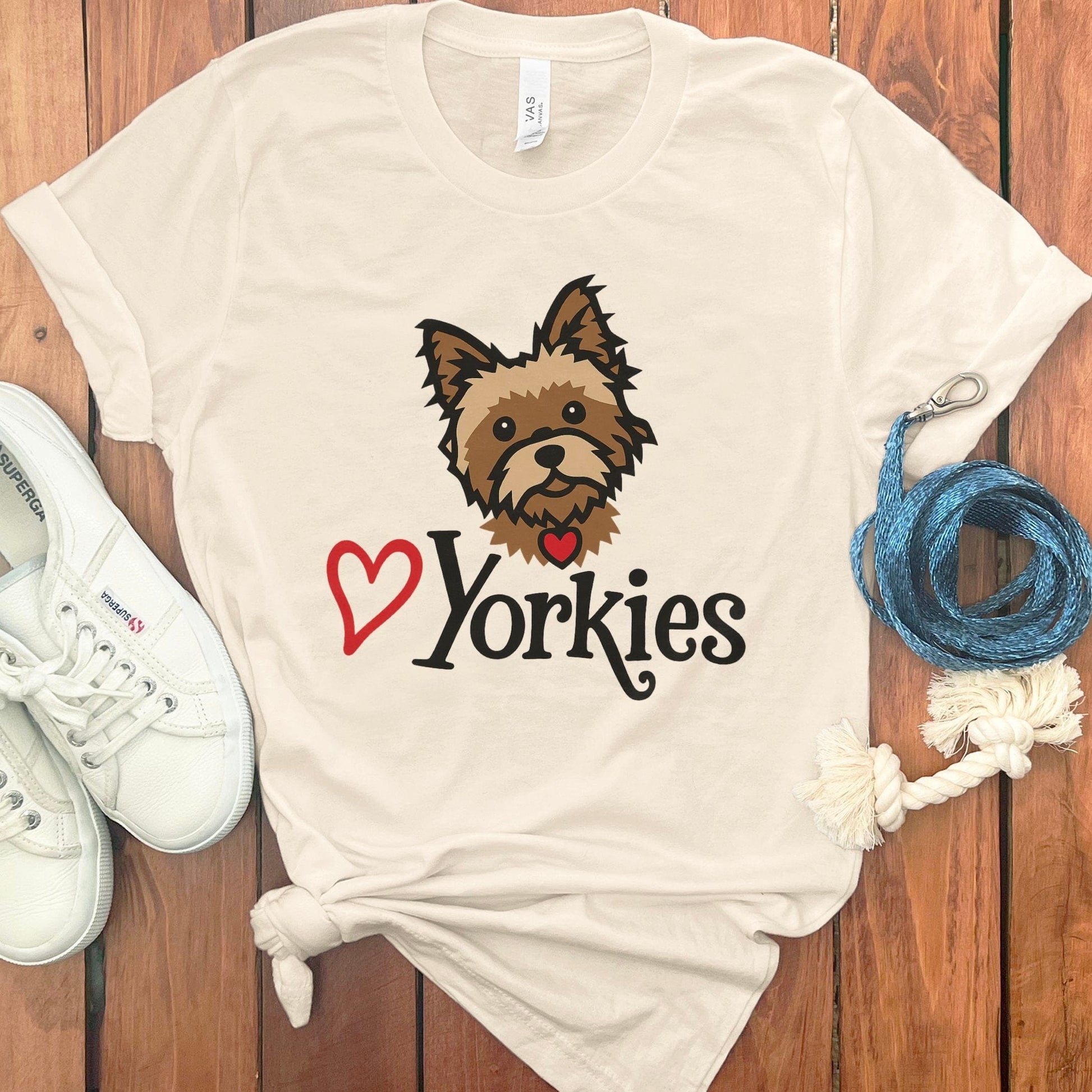 Adorable Yorkies Graphic Tee for Dog Lovers product